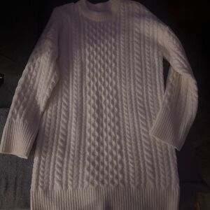 Abercrombie & Fitch Cream Cable Knit Sweater